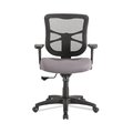 Alera Elusion Series Mesh Mid-Back Swivel/Tilt Chair, Up to 275 lb, 17.9" to 21.8" Seat Height, Gray Seat ALEEL42BME40B